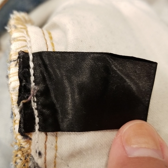 💕NILI LOTAN💕 Franki Patchwork Reworked Crop Jeans ~ Vintage Indigo 26 - Picture 16 of 16